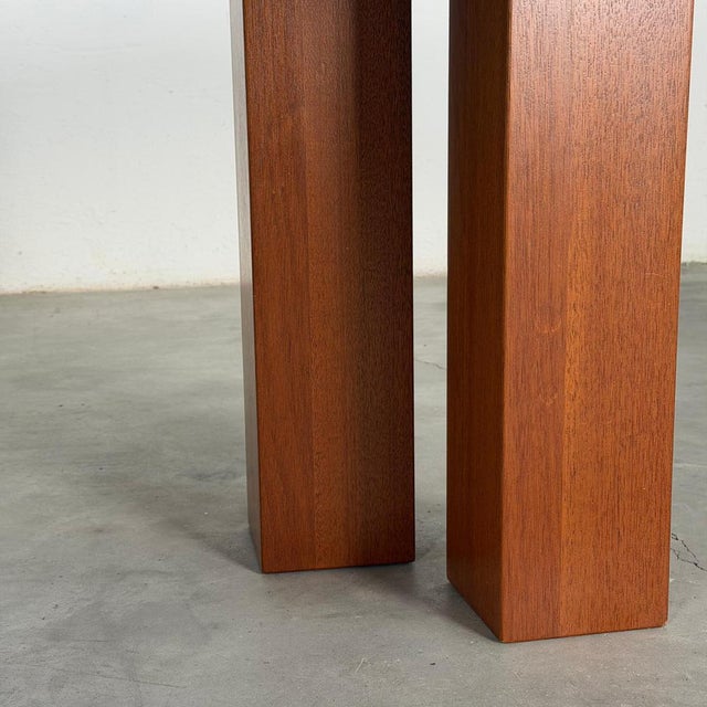 Model TL63 Dining Table in Walnut by Roberto Poggi for Poggi, Italy, 1960s For Sale - Image 16 of 18