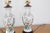 Beautiful pair of Chinese famille rose hand-painted porcelain lamps. These are in good condition for the age.