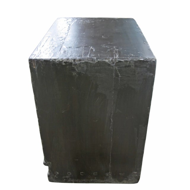 Brown Mid 19 Century Hand Painted Antique Chinese Cabinet For Sale - Image 8 of 11