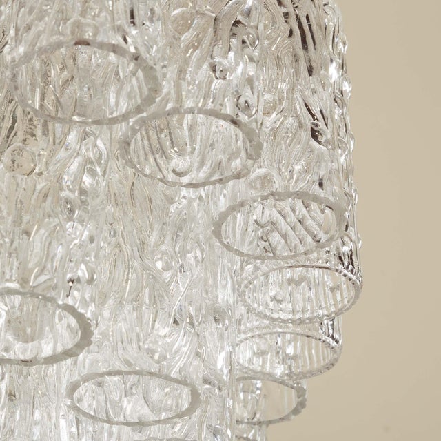 1970s Large Chandelier attributed to Toni Zuccheri for Venini, Italy, 1970s For Sale - Image 5 of 9