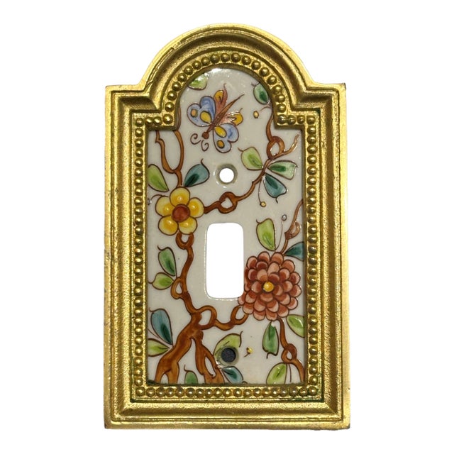 Sherle Wagner Summer Garden Switch Plate For Sale