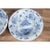 Late 20th Century Blue and White Porcelain Wash Basin with Cobalt Blue Patina and Floral Motifs For Sale - Image 4 of 12