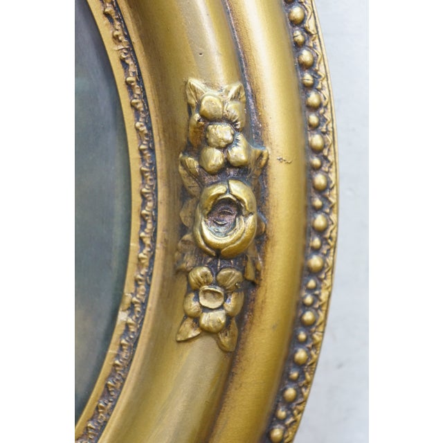 Vintage French Oval Portraits Sophie & Louis Dauphin of France 18" - Set of 2 For Sale - Image 4 of 9