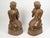 Asian Dry Lacquer Sculptures, 1800s, Set of 2 For Sale - Image 3 of 10