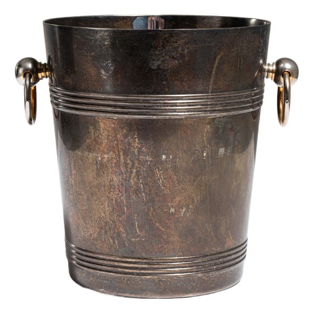 Mid 20th Century France Silver Ice Bucket For Sale