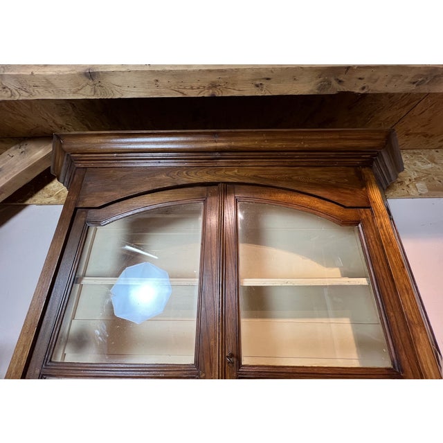 Dutch Elm Display Cupboard, 19th Century For Sale - Image 17 of 18