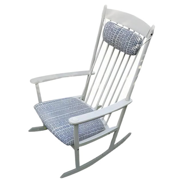 Mid-Century Scandinavian Rocking Chair For Sale