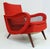 Vintage Rockabilly Chair in Beech and Red Jersey Wool by Marco Zanuso, 1950s For Sale - Image 13 of 13