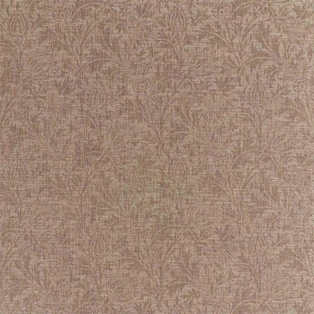 Morris & Co Thistle Weave Fabric in Bronze - a Sample For Sale