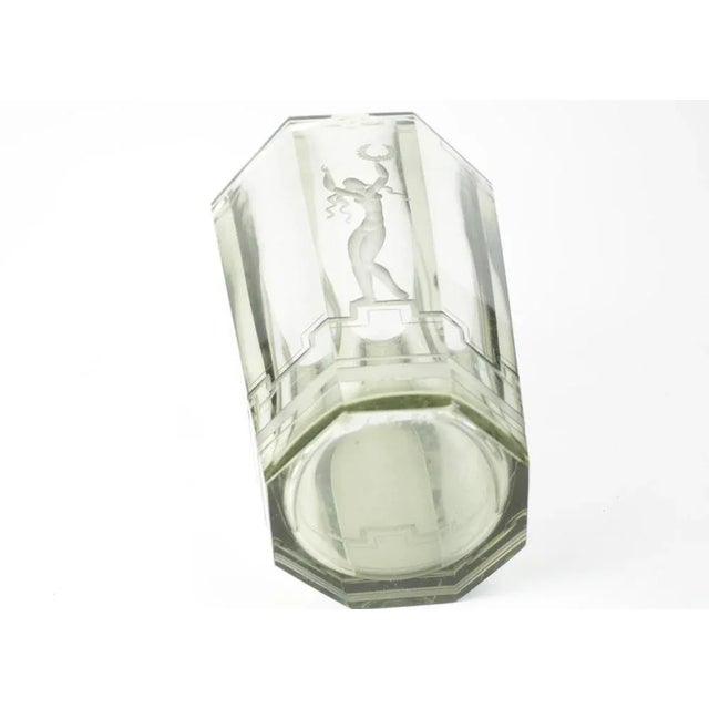 1930s Vintage Vase by Vicke Lindstrand for Orrefors, 1930s For Sale - Image 5 of 6