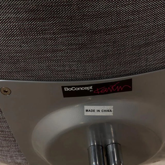 Ottawa Chairs in Grey and White Fabric from BoConcept, Set of 6 For Sale - Image 6 of 14