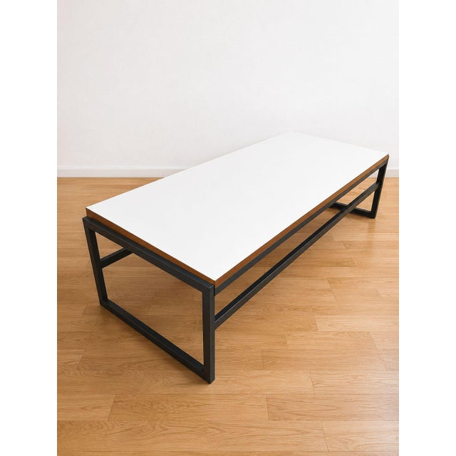 Mid-Century Modern Vintage Double-Sided Coffee Table, 1970s For Sale - Image 3 of 18