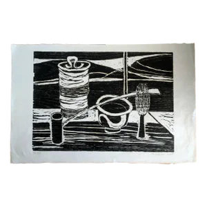 2003 Monty Colgren Still Life Black and White Print