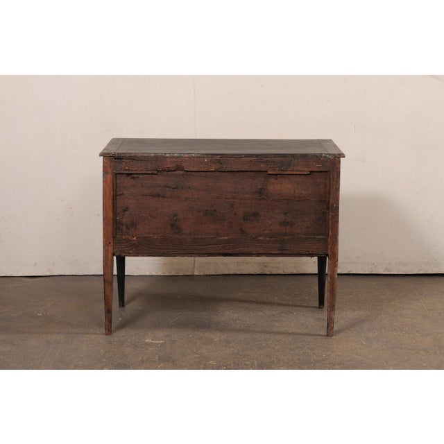 19th Century French Two-Tone Raised Commode For Sale - Image 4 of 10