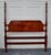 Vintage Cherry Full Size Four Poster Bed Traditional Style For Sale - Image 4 of 14