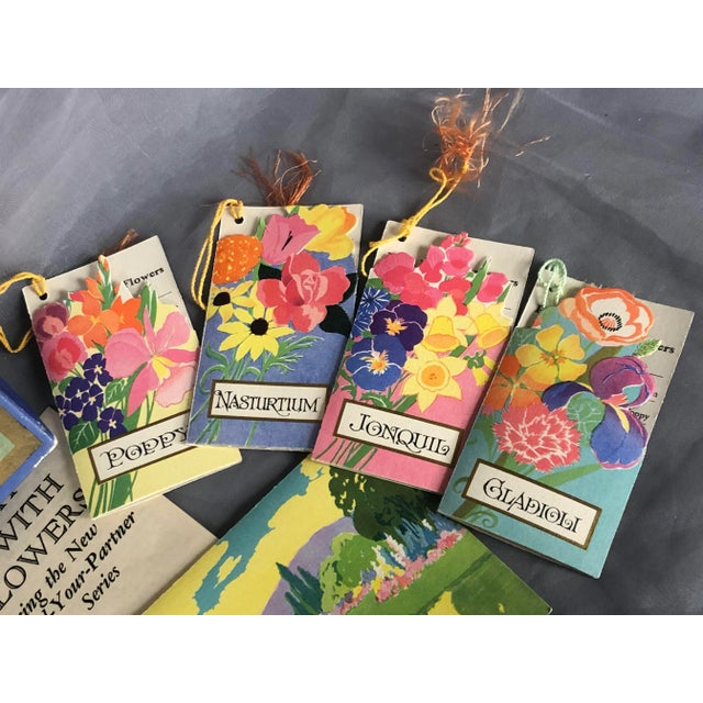 1920s Art Deco Bridge Game Tally Set For Sale - Image 4 of 11