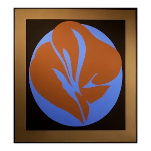 Jack Youngerman Untitled Signed & Numbered Serigraph From Blue Brown Suite Obo