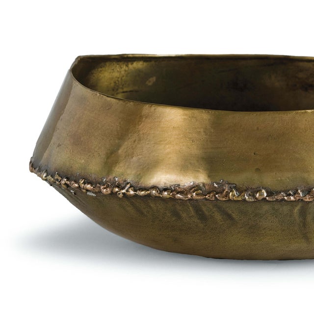 Regina Andrew Bedouin Bowl Large in Brass For Sale - Image 4 of 6