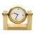 Tiffany & Co. Gilt Bronze Rectangular Desk Clock/ Adjustable Tilting Mechanism For Sale