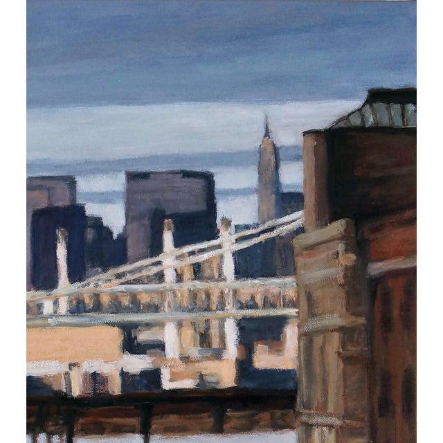 Contemporary Passing View Contemporary Oil Painting For Sale - Image 3 of 6