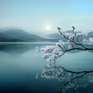 Cherry Blossom 15, Contemporary Landscape Photograph
