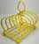 1920s Sunshine Yellow Silver Plated Letter or Toast Stand For Sale - Image 9 of 9