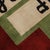 Green Hand-Knotted Wool and Silk Rug by David Delfín, Spain, 2005 For Sale - Image 6 of 10