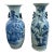 Late 19th Century Chinese Celadon-Ground Blue & White Porcelain Vases – Pair For Sale