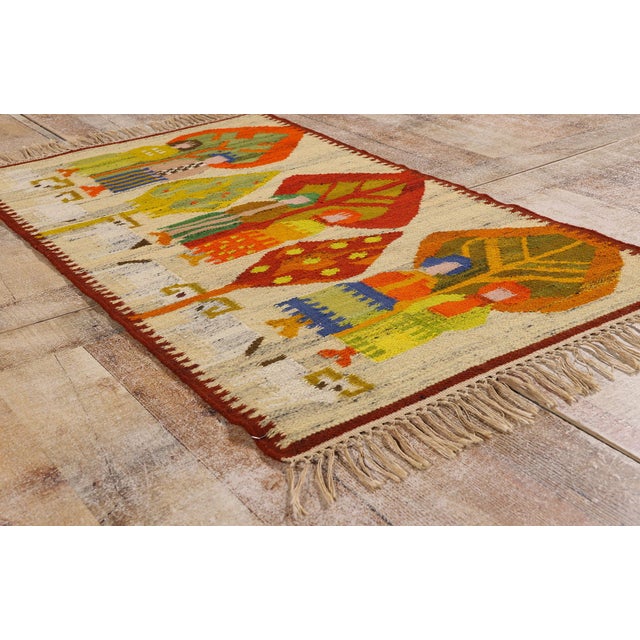 Beige Vintage Polish Tapestry, 02'06 X 04'04 For Sale - Image 8 of 10