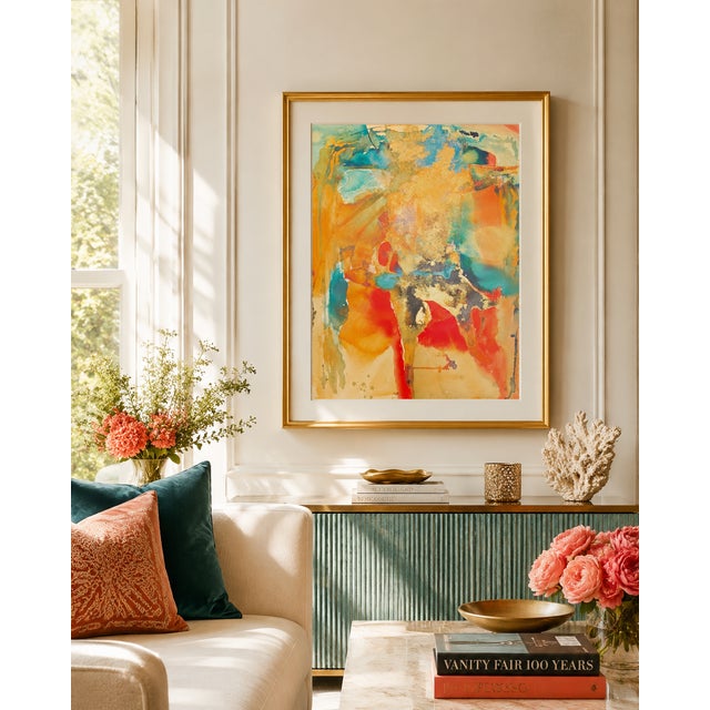 Gold Lux Corallium - Fran Bull, C. 1990s For Sale - Image 8 of 8