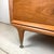 Brown Mid-Century Highboy Dresser With Sculptural Front For Sale - Image 8 of 12