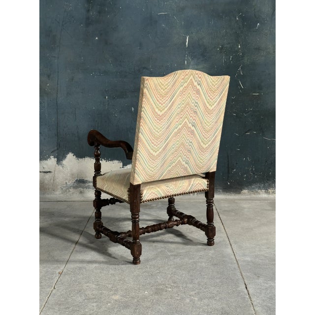 19th Century 19th Century French Os De Mouton Armchair For Sale - Image 5 of 10