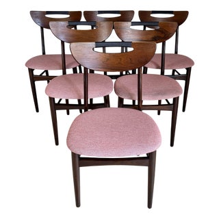 Vintage Danish Dining Chairs, 1960s, Set of 6 For Sale