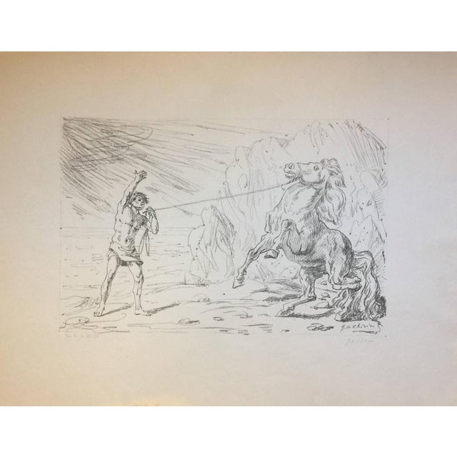 Giorgio De Chirico, Ippolito Lithograph Edition of 121, 1940s, Lithograph For Sale - Image 7 of 7
