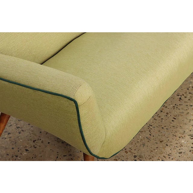 Restored Italian Love Seat, Circa 1950s For Sale - Image 4 of 7