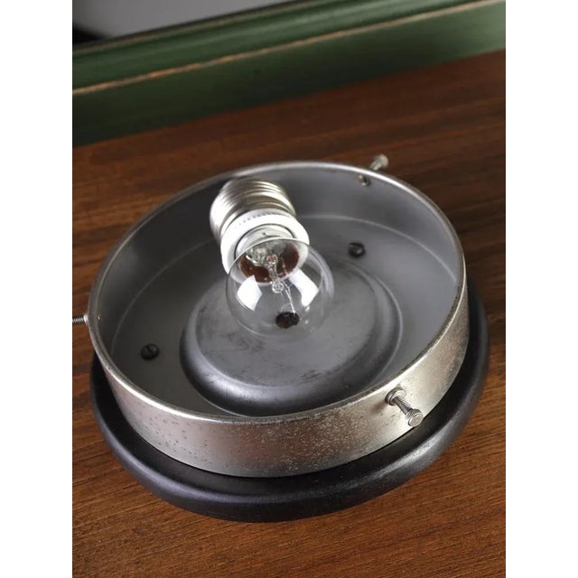 Metal Bauhaus Style Ceiling or Wall Light, 1930s For Sale - Image 7 of 12