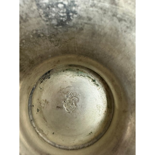Silver Vintage Silver Plated Stamped Tea Kettle Tea Pot For Sale - Image 8 of 12