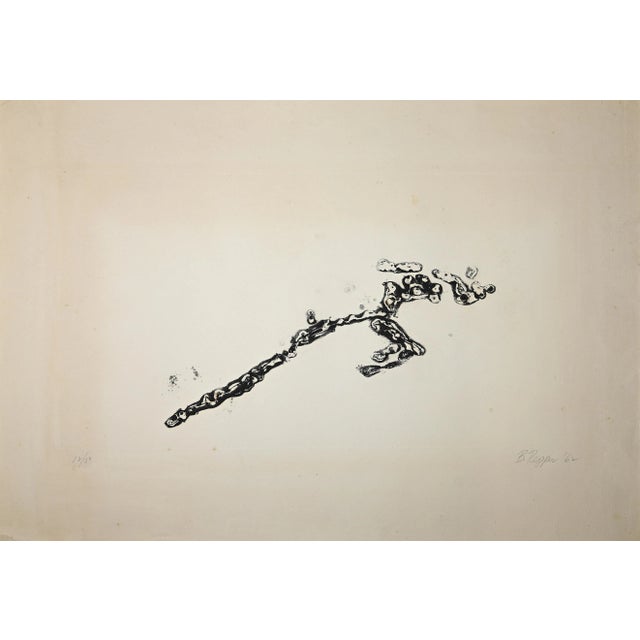 Hand signed and numbered. Edition of 50 specimens. Good condition. This piece is attributed to the mentioned...