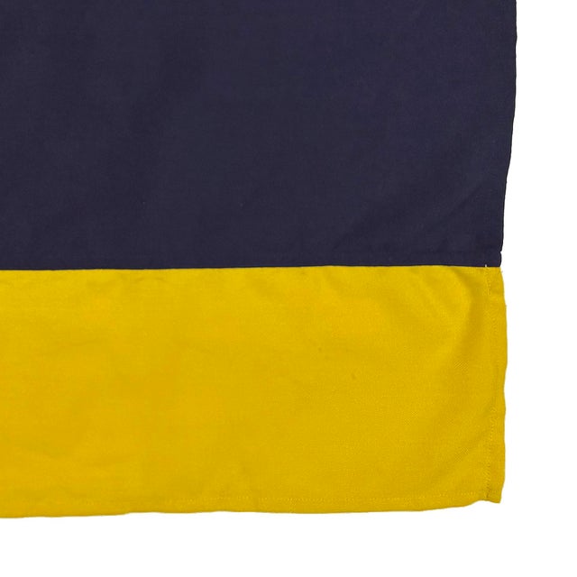 Late 20th Century Small Vintage Nautical Signal Flag For Sale - Image 5 of 6