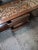 Vintage 1970's Hand Carved Camphor Wood 3 Piece Coffee Table Set For Sale - Image 16 of 16