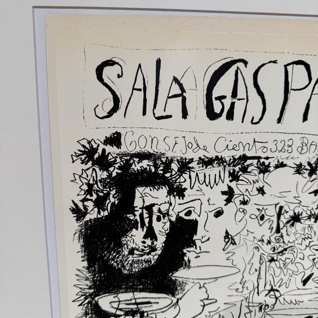 Pablo Picasso Abril 1961 Pablo Picasso Sala Gaspar Barcelona For Sale - Image 4 of 8