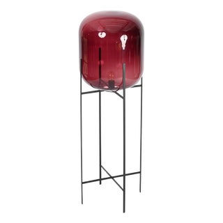 Purple Oda Large Floor Lamp in Blown Glass attributed to Sebastian Herkner For Sale