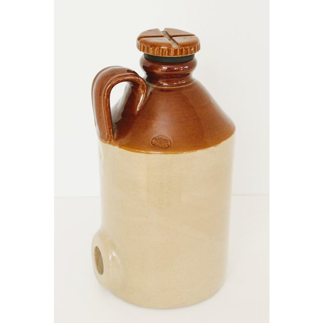 Farmhouse Vintage English Glazed Stoneware Jug/Pearsons of Chesterfield For Sale - Image 3 of 7