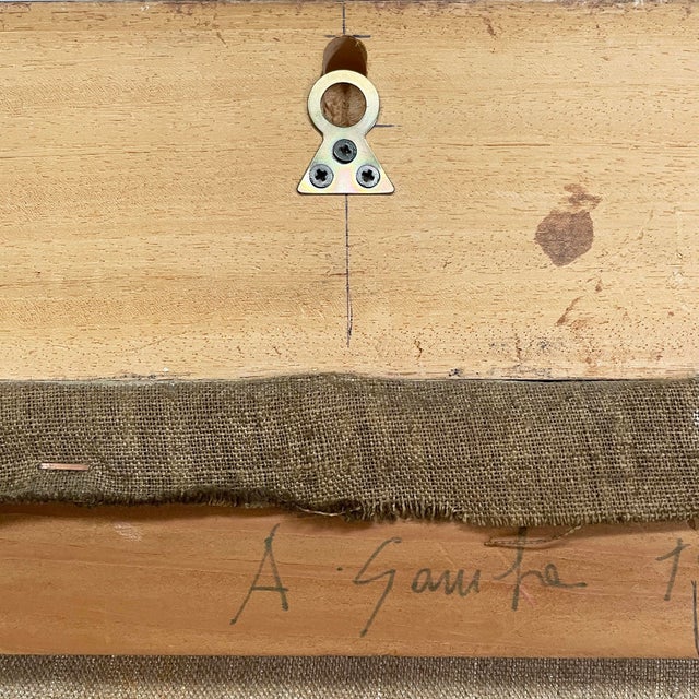 Italian Artist, Rectangular Abstract Composition, 1982, Mixed Media For Sale - Image 17 of 18