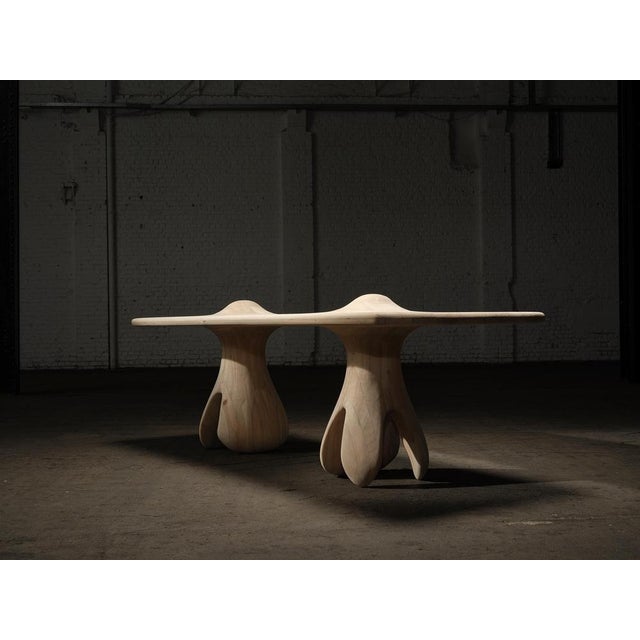 Ti01 birch dining table by togigi dimensions: d 100 x w 260 x h 78 cm. Materials: birch.