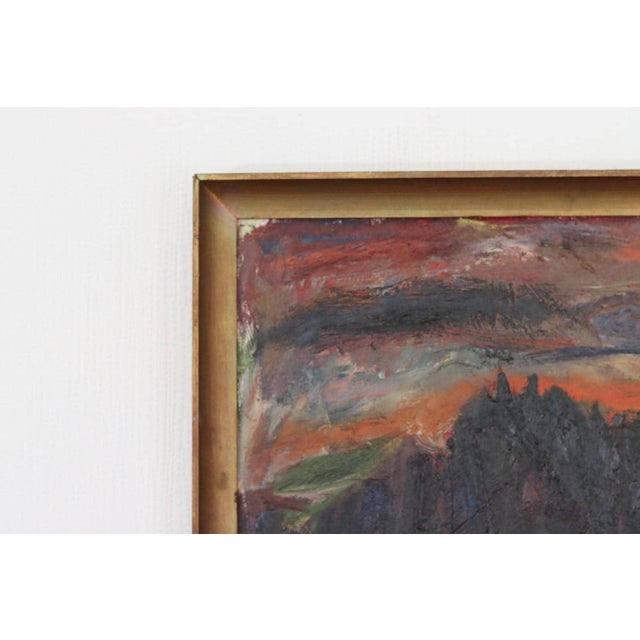 K. Ragnar, Sunset, 1950s, Oil on Panel, Framed For Sale - Image 7 of 18