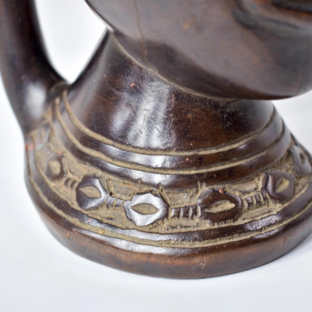 Early 20th Century Kuba Figural Cup For Sale - Image 10 of 12