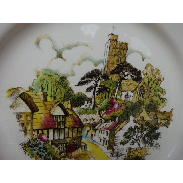 Vintage Earthenware Dinner Plates from Lunéville, 1890s, Set of 6 For Sale - Image 4 of 13