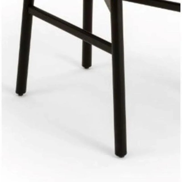 Bokken Upholstered Chair in Black and Silver by Colé Italia For Sale - Image 4 of 8