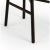 Bokken Upholstered Chair in Black and Silver by Colé Italia For Sale - Image 4 of 8